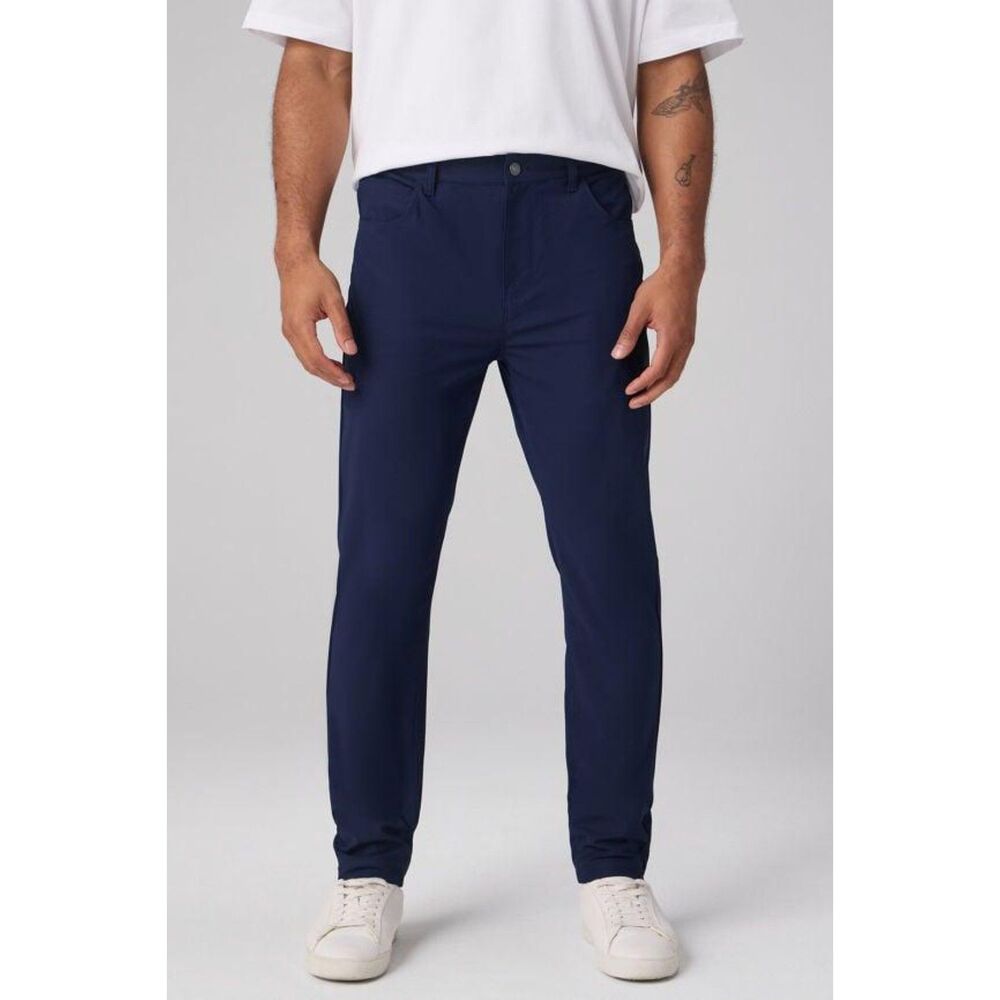 Fabletics - Size 30 - Men’s The Don 5-Pocket Pants Deep Navy Stretch Performance